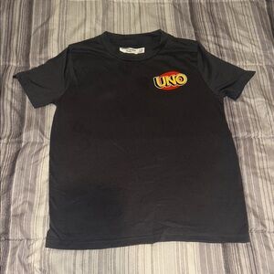 Abercrombie kids Black UNO Graphic T-Shirt size 7/8